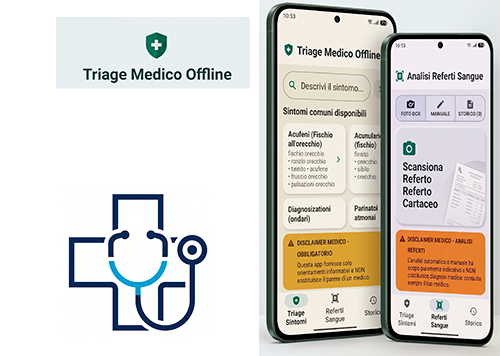 Screenshot Medical Triage & Lab per Android: Triage Sintomi Intelligente e Scansione OCR Referti Ematochimici